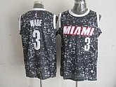 Miami Heat #3 Dwyane Wade Black City Luminous Stitched Jersey,baseball caps,new era cap wholesale,wholesale hats